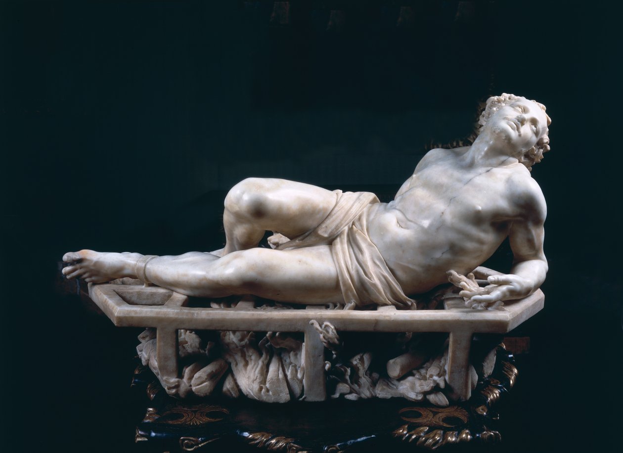 Szent Lőrinc vértanúsága, 1613 (márvány) (részletesen lásd: 106232) alkotó: Gian Lorenzo Bernini