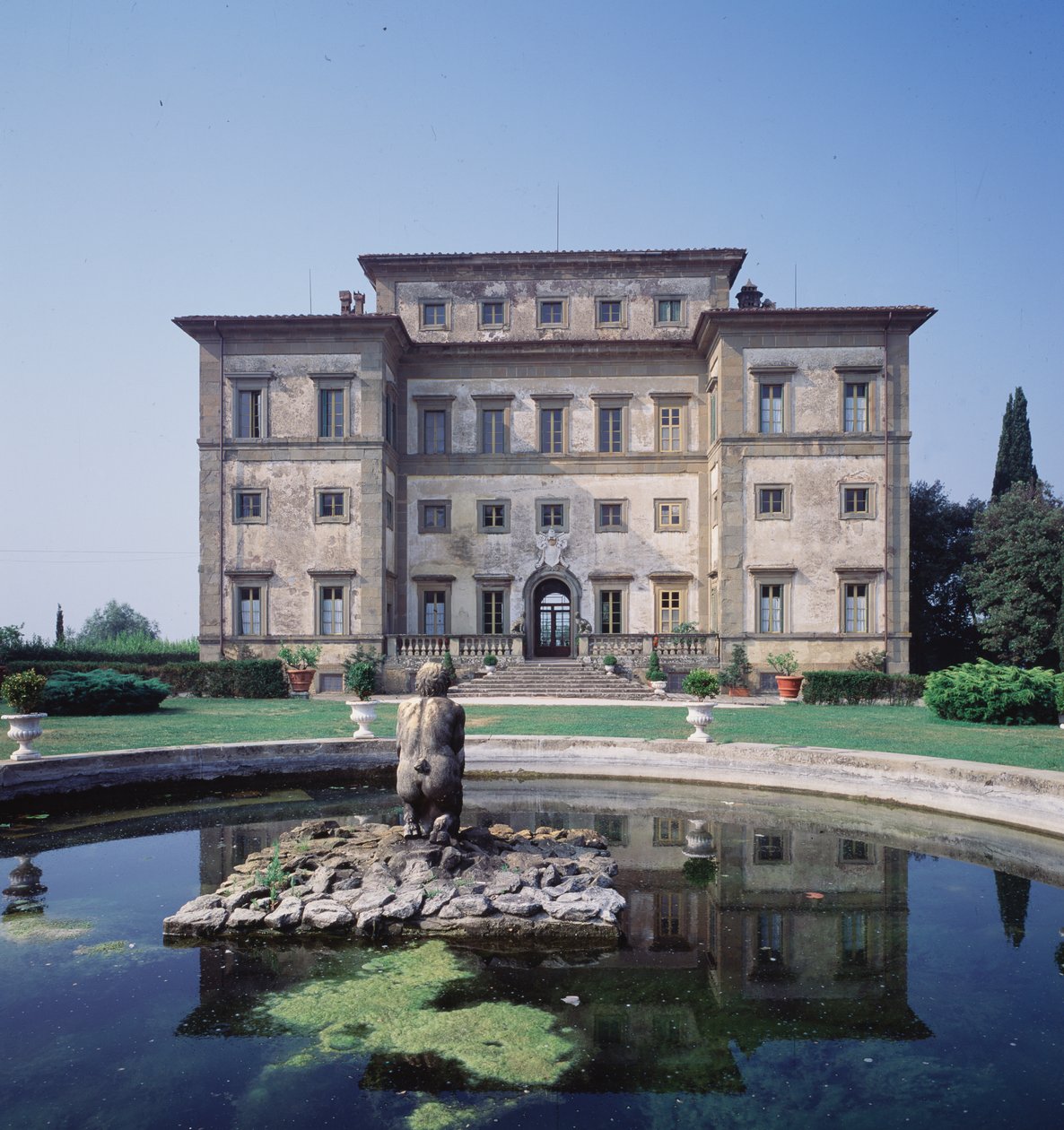 Külső kilátás, kerti homlokzat, Gian Lorenzo Bernini (1598-1680) tervei (fotó) alkotó: Gian Lorenzo Bernini