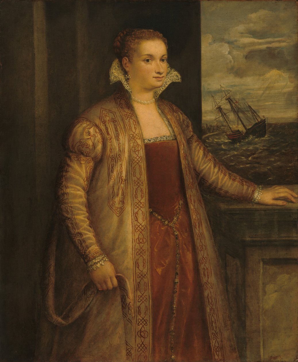 Spilimbergói Emilia, c. 1560. alkotó: Gian Paolo Pace