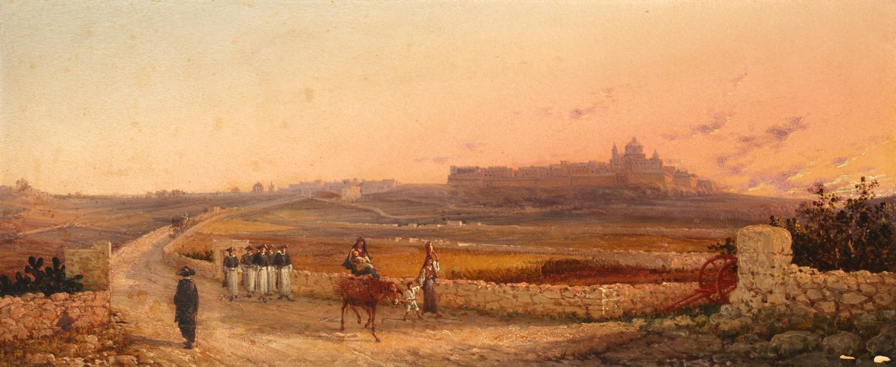 Mdina, Málta, 1888 alkotó: Giancinto Gianni