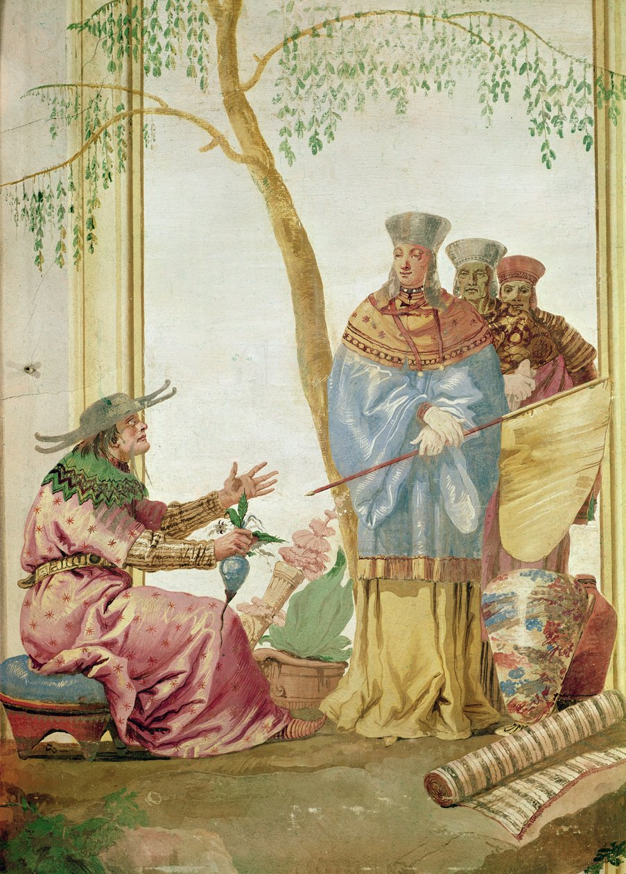 Kínai herceg jós előtt alkotó: Giovanni Domenico Tiepolo