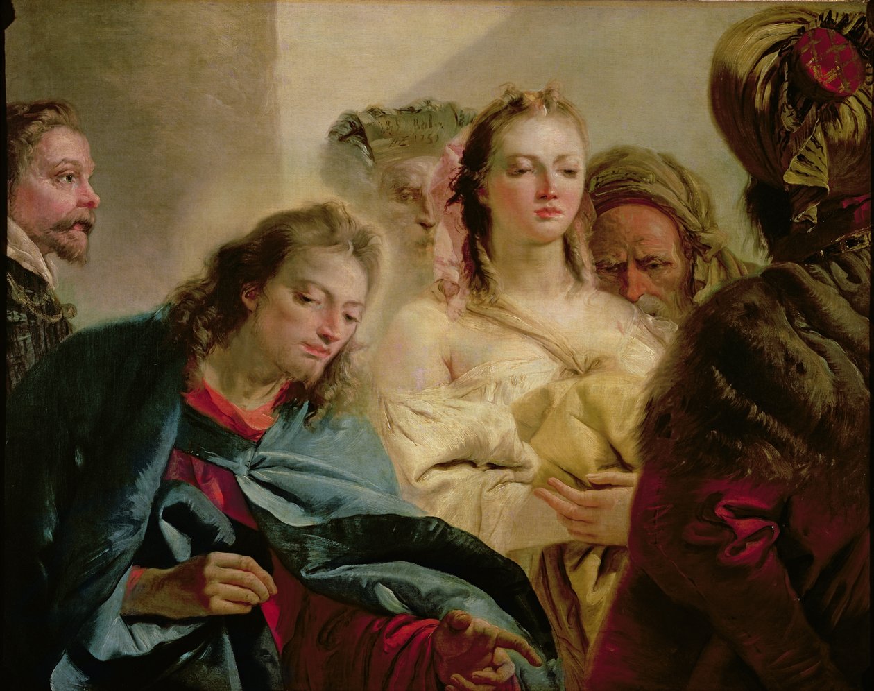 Krisztus és a házasságtörőnő, 1751 alkotó: Giovanni Domenico Tiepolo