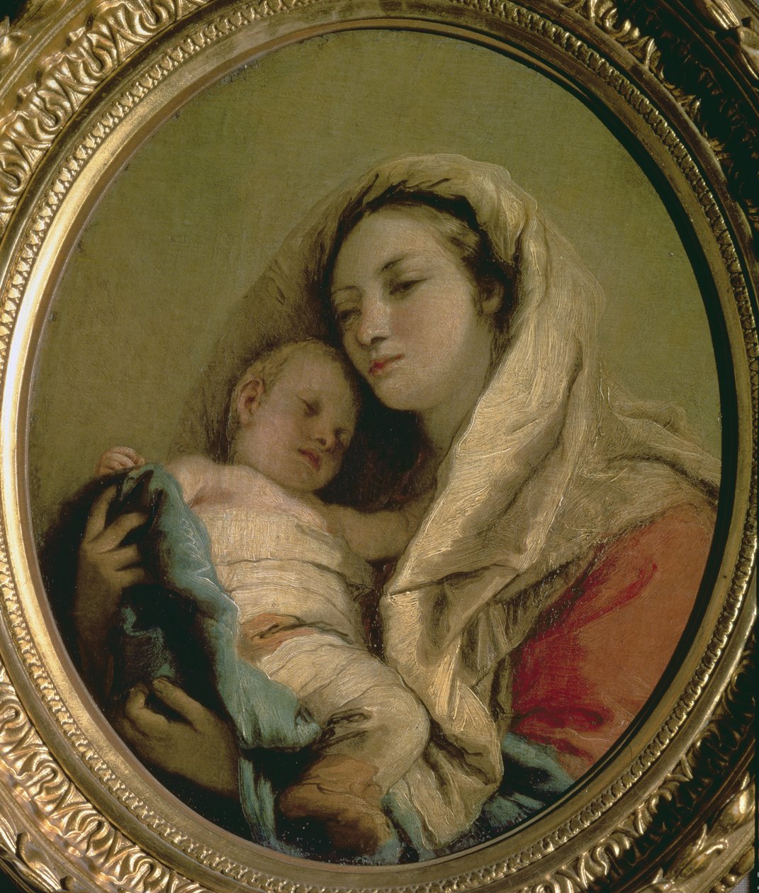 Madonna alvó gyermekkel, 1780-as évek alkotó: Giovanni Domenico Tiepolo