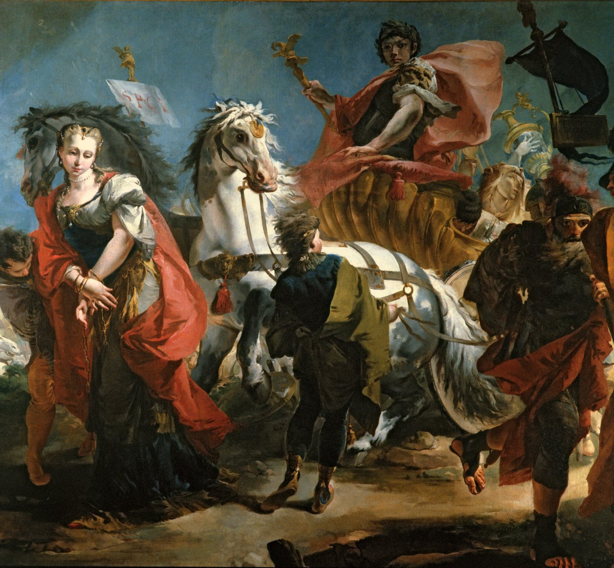 Marcus Aurelius diadala (Kr. u. 121-180) alkotó: Giovanni Domenico Tiepolo
