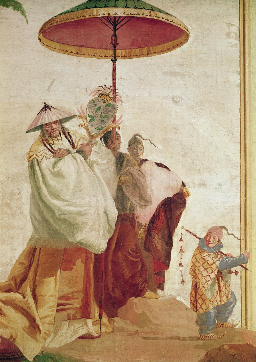 A mandarin sétája alkotó: Giovanni Domenico Tiepolo
