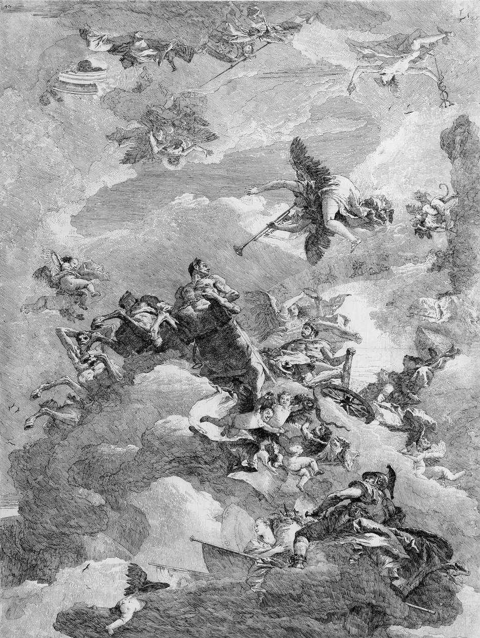 Herkules diadala alkotó: Giovanni Domenico Tiepolo