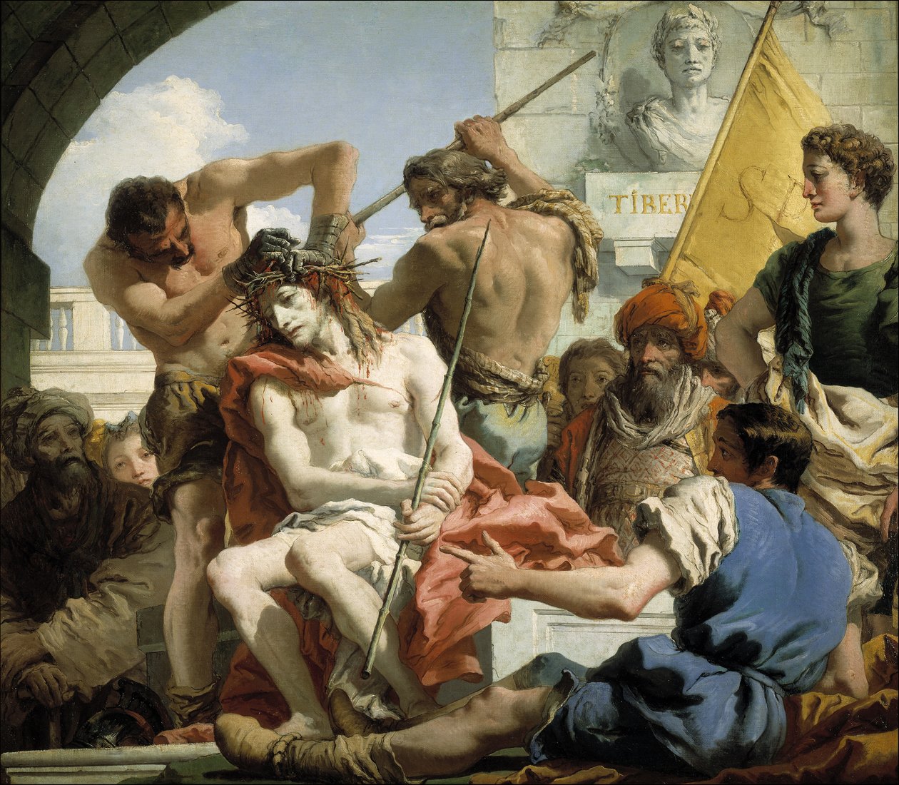 A tövisekkel megkoronázott Krisztus, 1772 alkotó: Giovanni Domenico Tiepolo