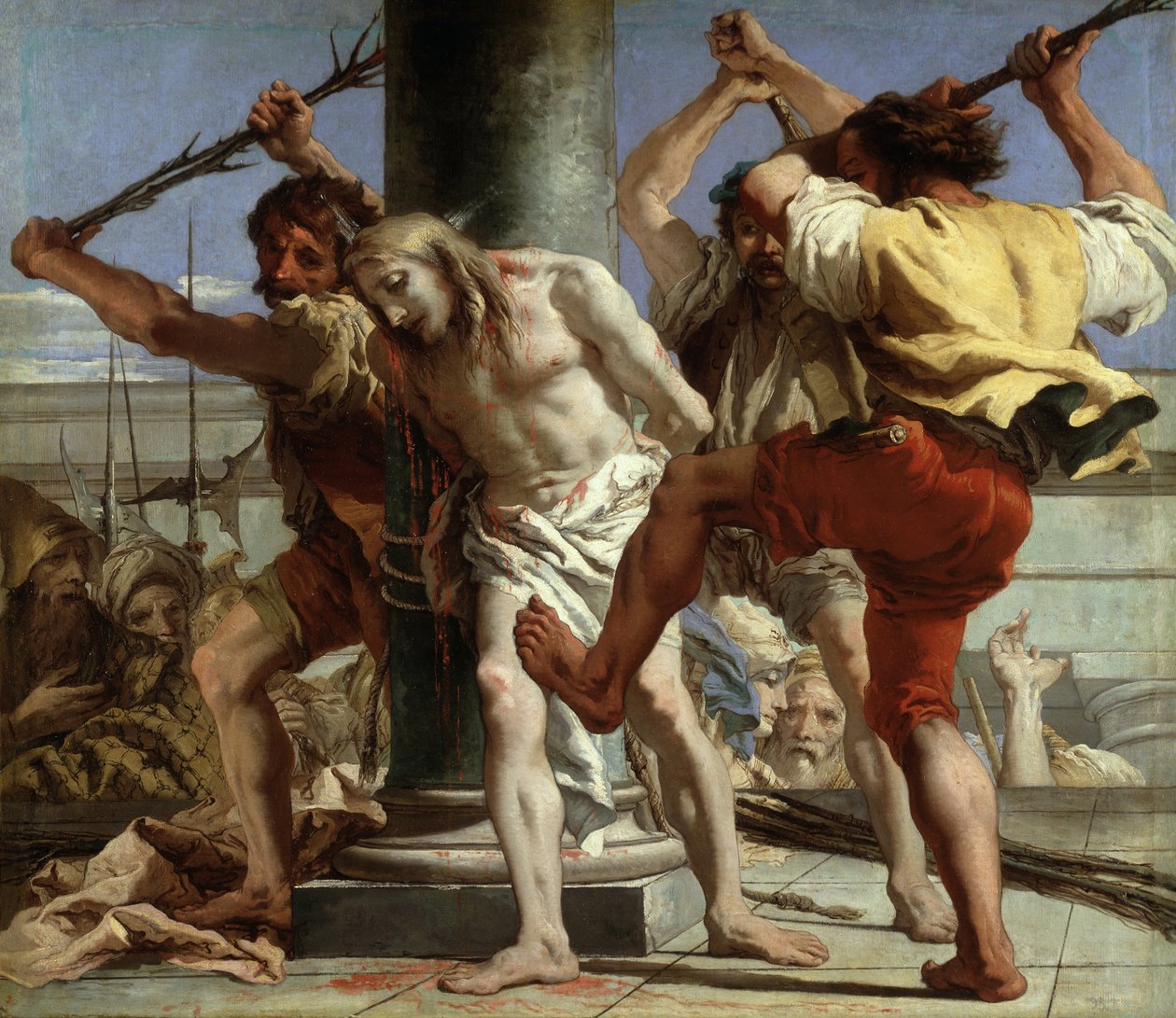 Krisztus az oszlopnál, 1772 alkotó: Giovanni Domenico Tiepolo