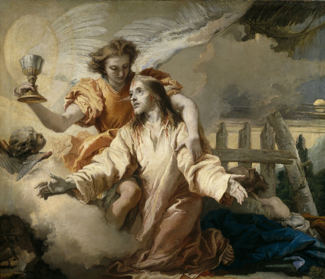 Agónia a kertben, 1772 alkotó: Giovanni Domenico Tiepolo