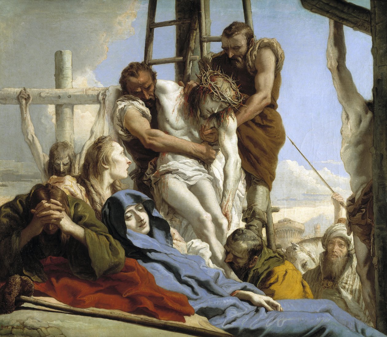 A keresztről való leszállás, 1772 alkotó: Giovanni Domenico Tiepolo