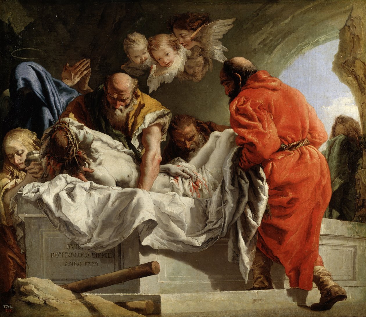 Krisztus síremléke, 1772 alkotó: Giovanni Domenico Tiepolo