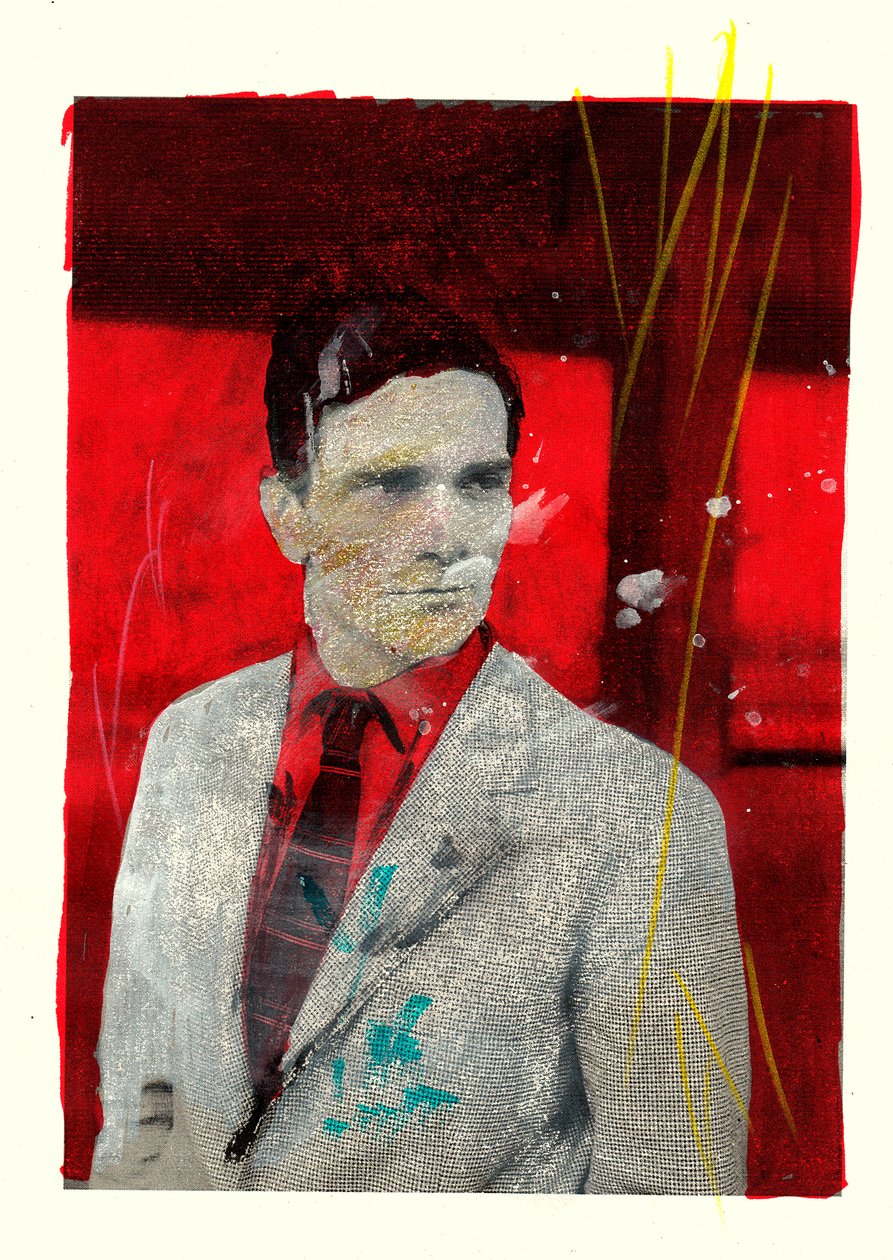 Pierpaolo Pasolini portréja, 2014 (vegyes technika) alkotó: Gianluca Costantini