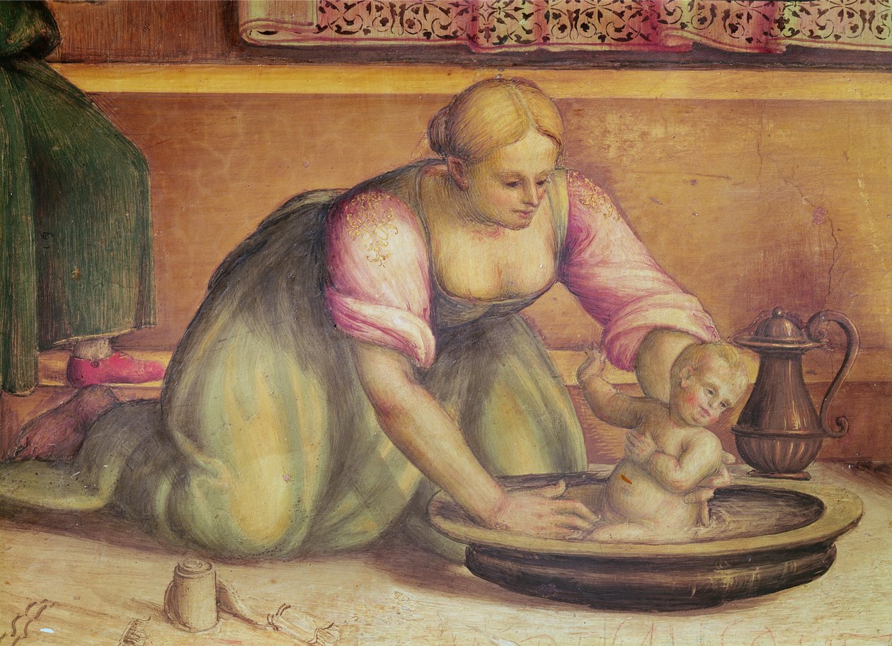 Részlet Keresztelő Szent János születéséről, 1519 alkotó: Giannicola di Paolo