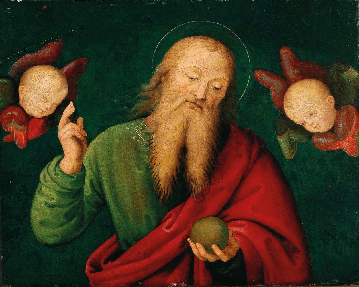 Isten az Atya angyalokkal, c. 1510. alkotó: Giannicola di Paolo