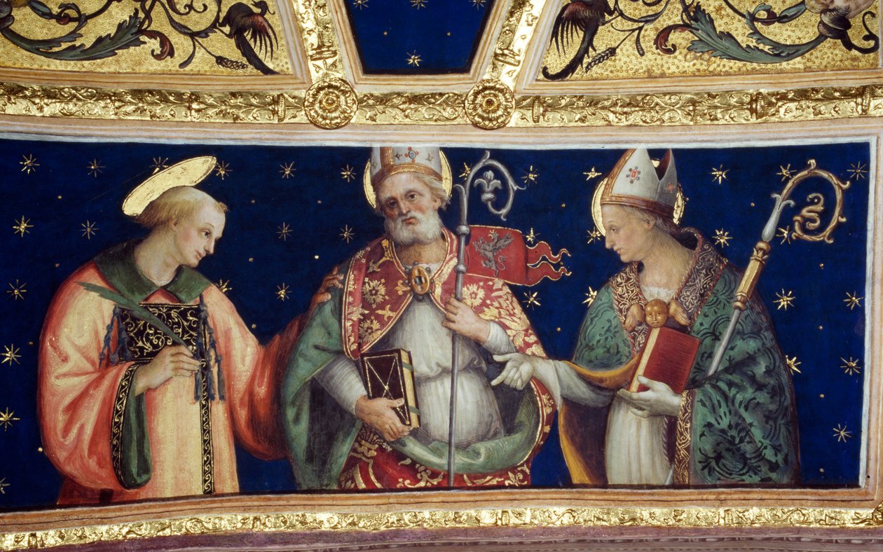 Szent Jakab, Szent Fülöp és Szent Tamás, részlet alkotó: Giannicola di Paolo