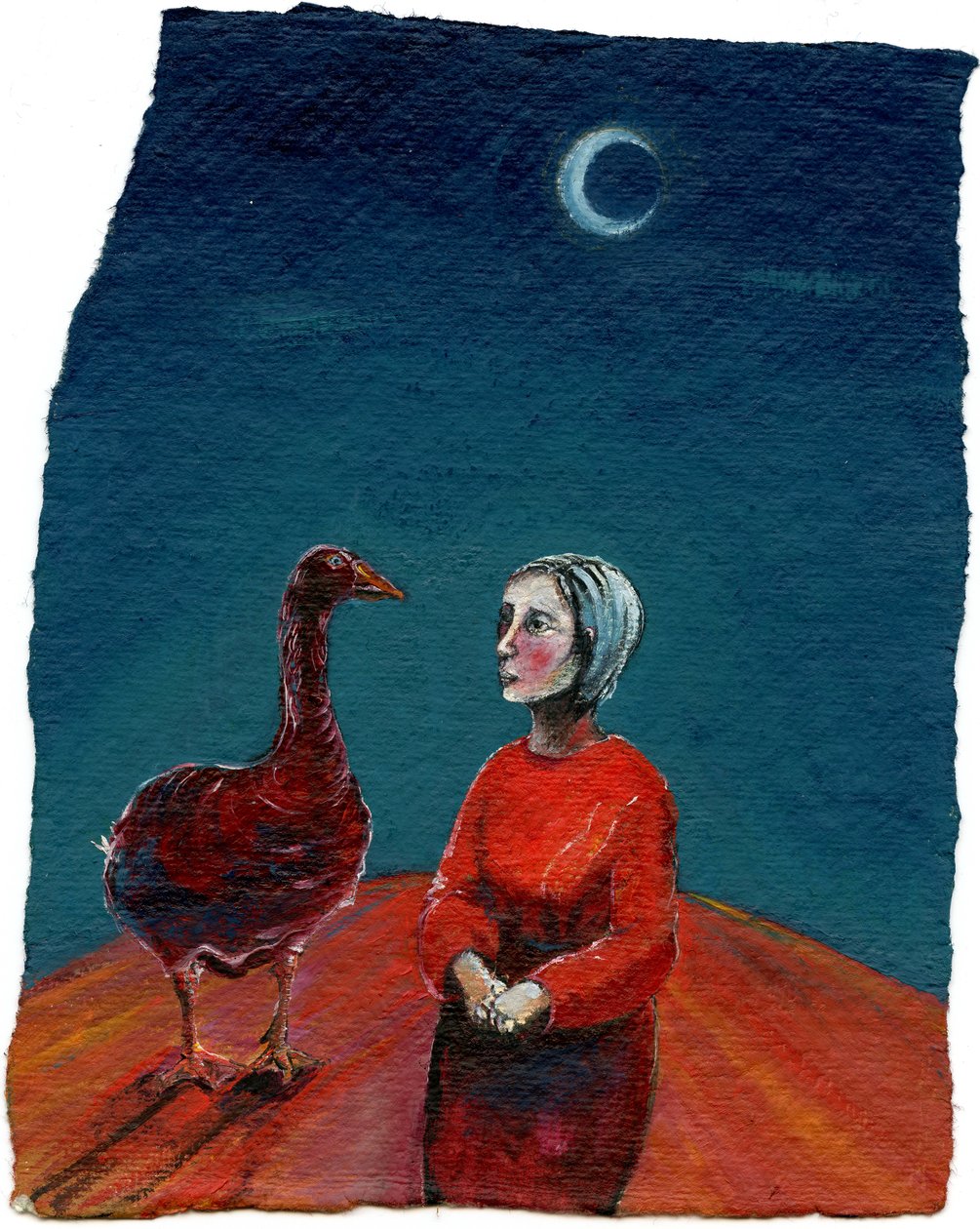My Goose, 2004, (olaj, papír) alkotó: Gigi Sudbury