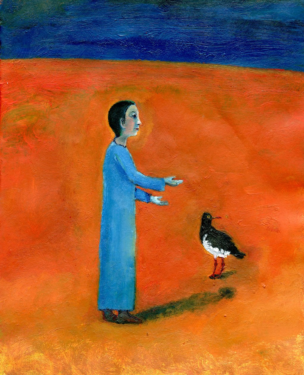 Oystercatcher, 2005, (olaj, papír) alkotó: Gigi Sudbury