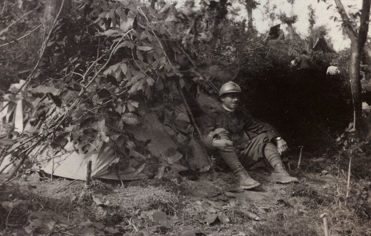Album "Pictures of War II": Olasz katonák Val Chiusone-ban Podsenicáig, 1917/09 (f/w fotó) alkotó: Gigliucci Gigliucci