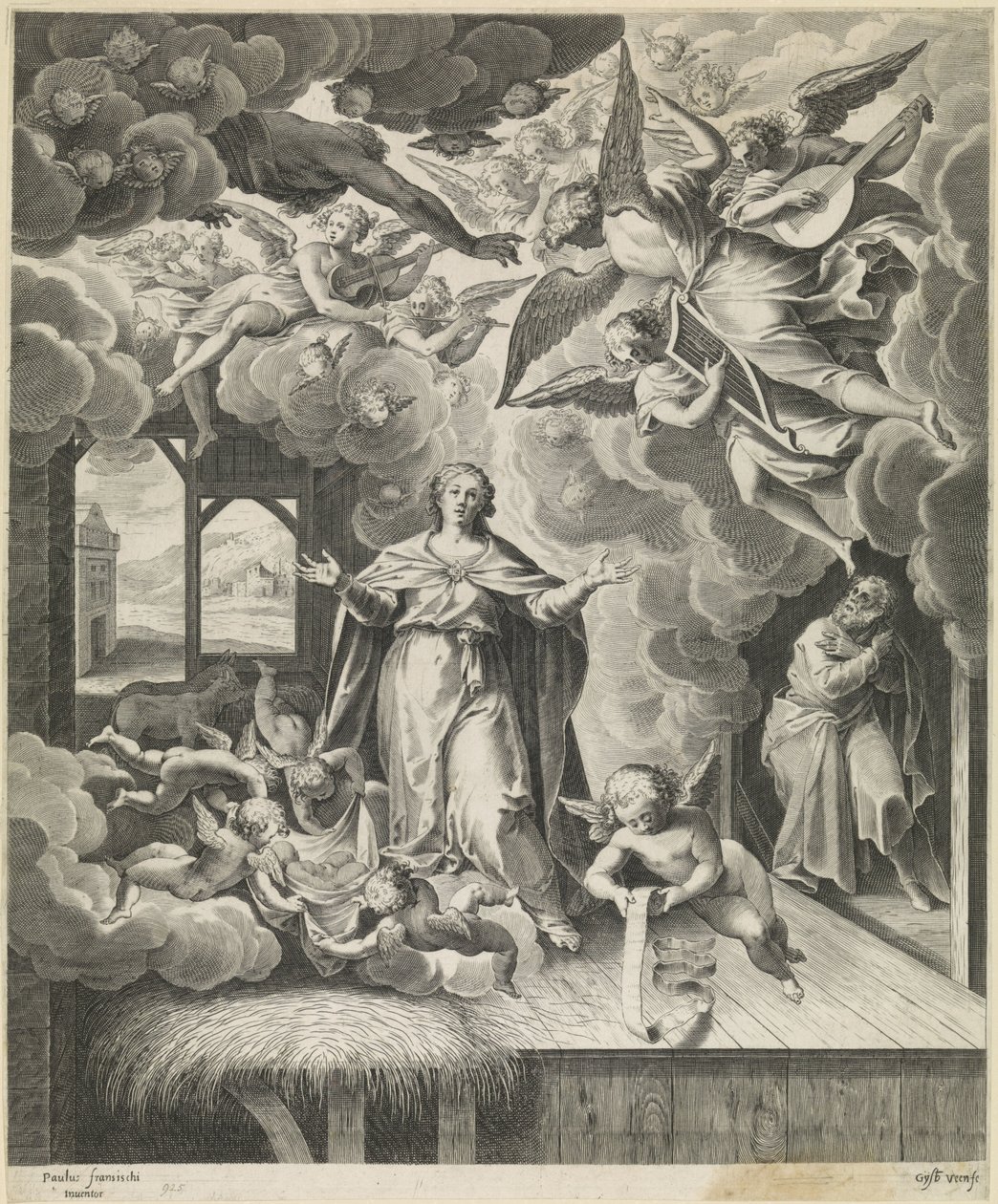 Krisztus születése alkotó: Gijsbert Van Veen