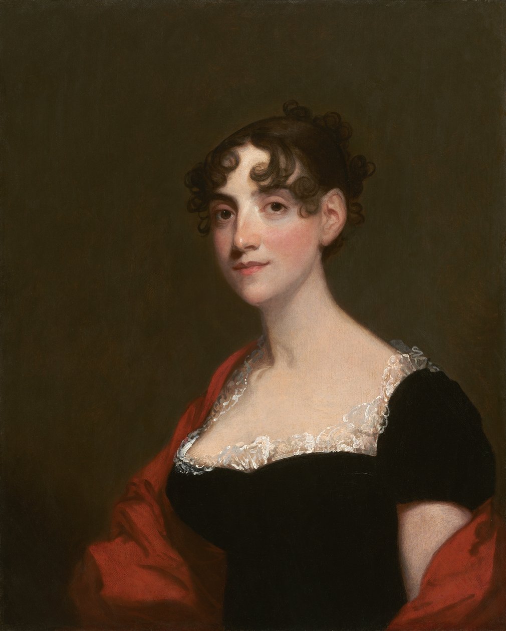 Ann Calvert Stuart Robinson (Mrs. William Robinson), 1804 körül (olaj, fa) alkotó: Gilbert Stuart