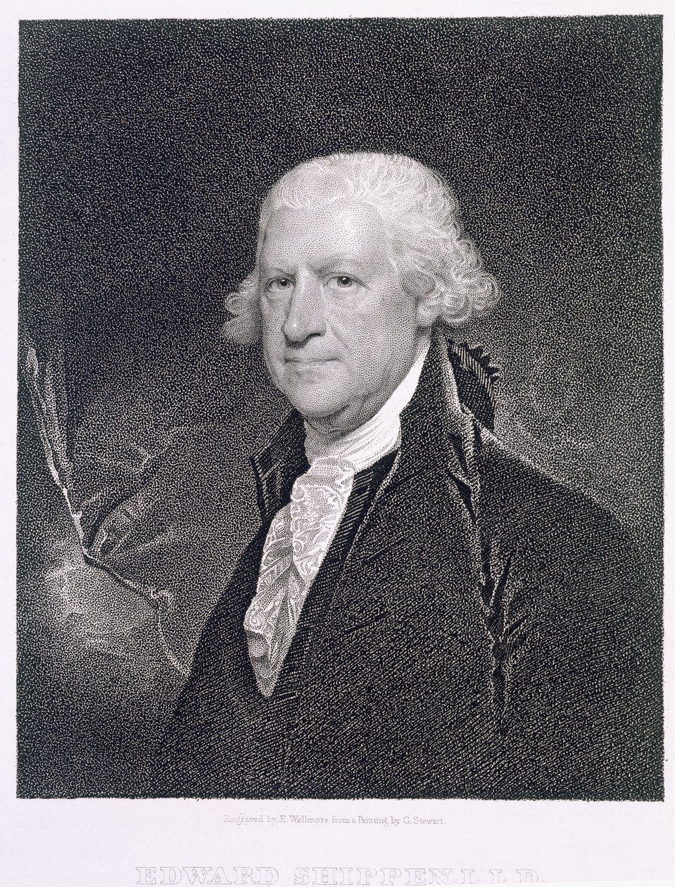 Edward Shippen (1729-1806), vésette Edward Wellmore (fl.1835) alkotó: Gilbert Stuart