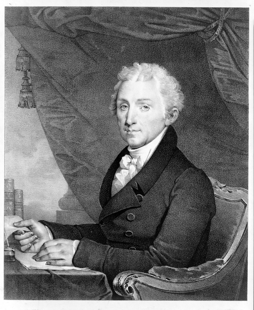 James Monroe portréja, kocsma. 1828 alkotó: Gilbert Stuart