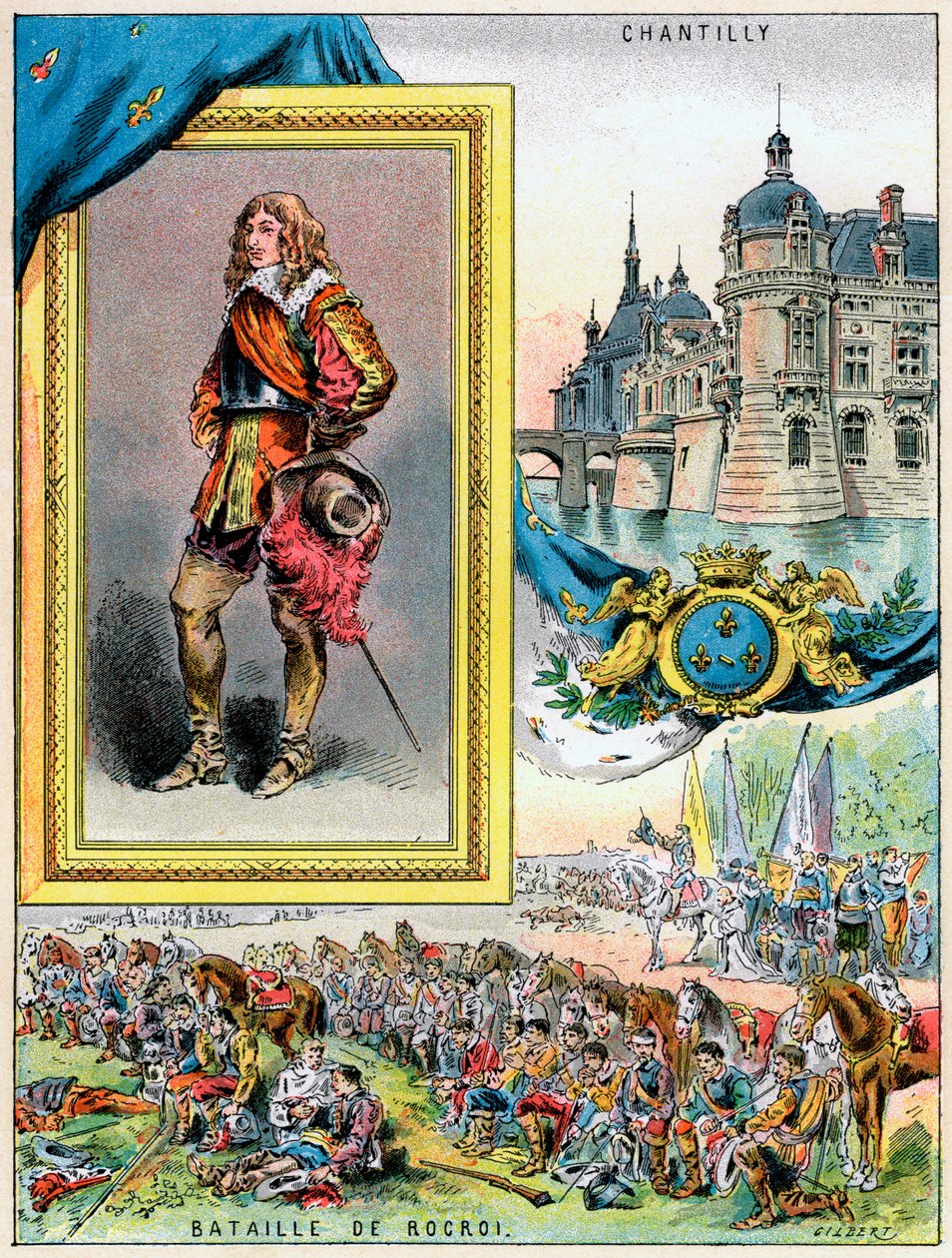 II. Lajos Bourbon, Condé hercege, 1898 alkotó: Gilbert