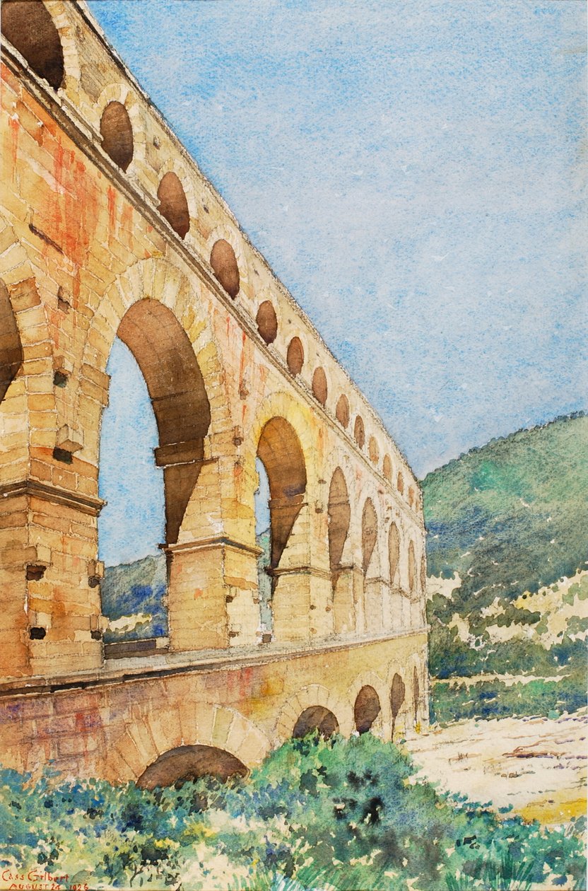 Pont du Gard, Franciaország alkotó: Gilbert Cass