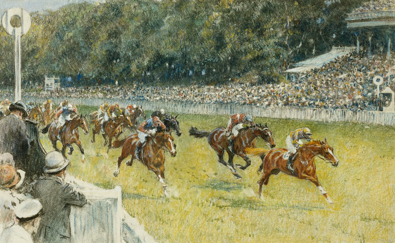 Befejezés Goodwoodban, 1929 alkotó: Gilbert Holiday