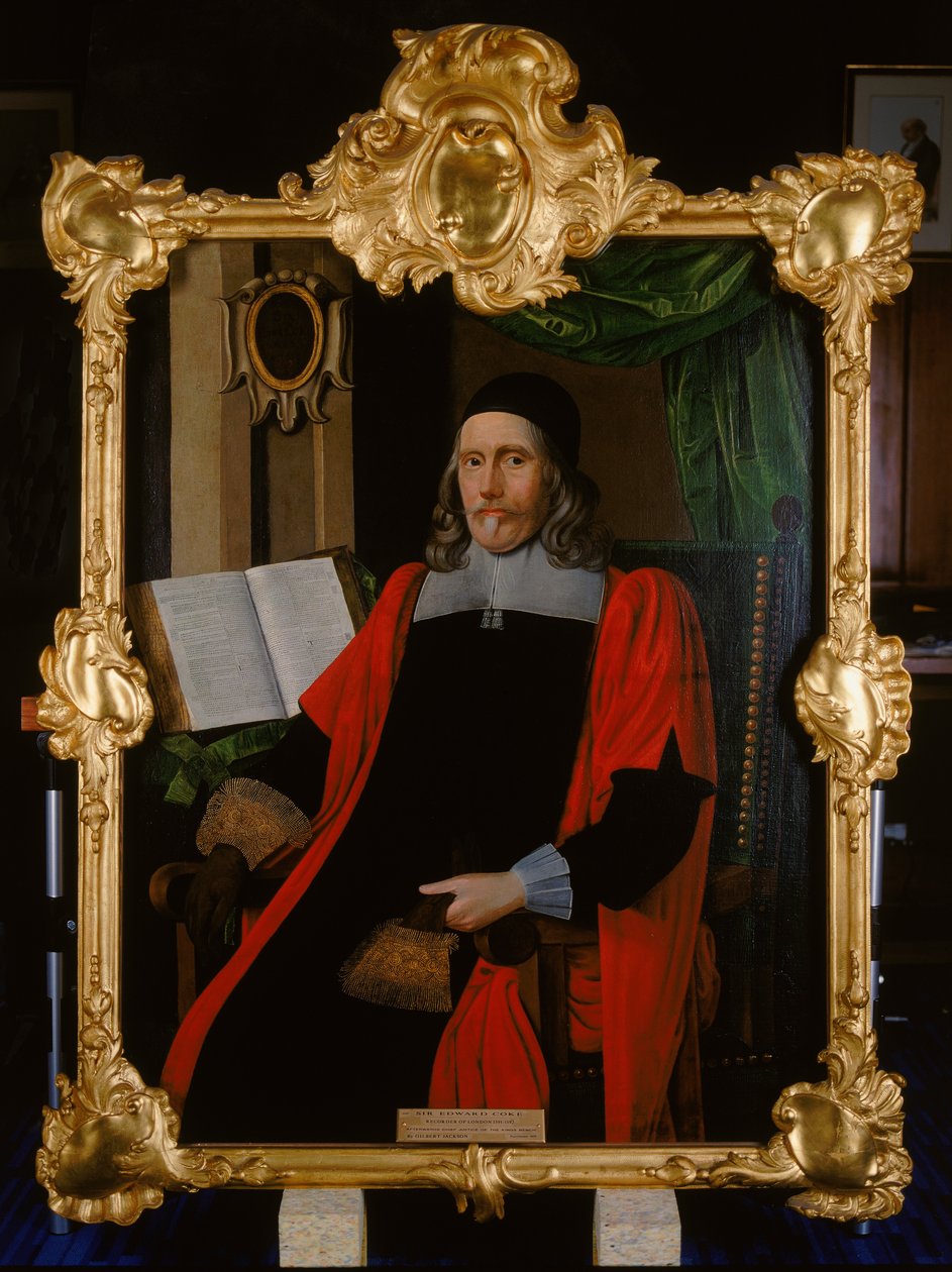 "Sir Edward Coke, London Recorder", 1615 alkotó: Gilbert Jackson