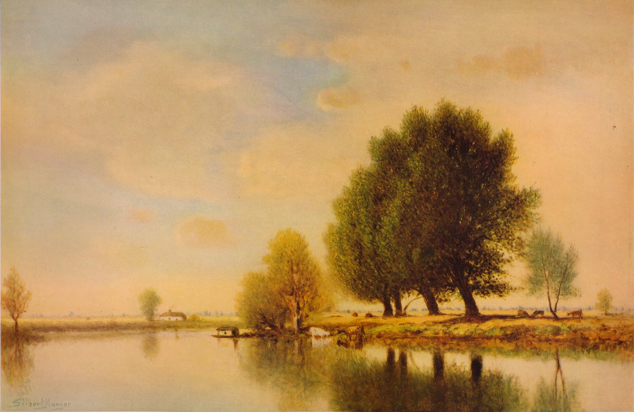 A Szajnán, 1885, 1938 alkotó: Gilbert Munger