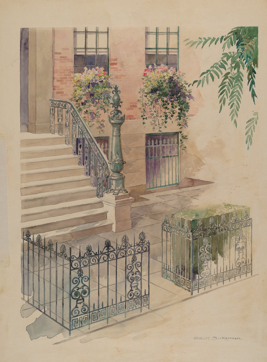 Erkély, 19351942. alkotó: Gilbert Sackerman