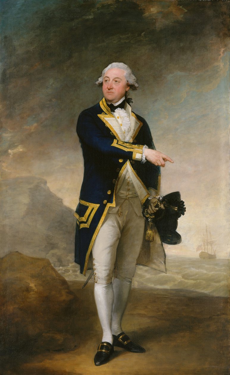 John Gell kapitány, 1785. alkotó: Gilbert Stuart
