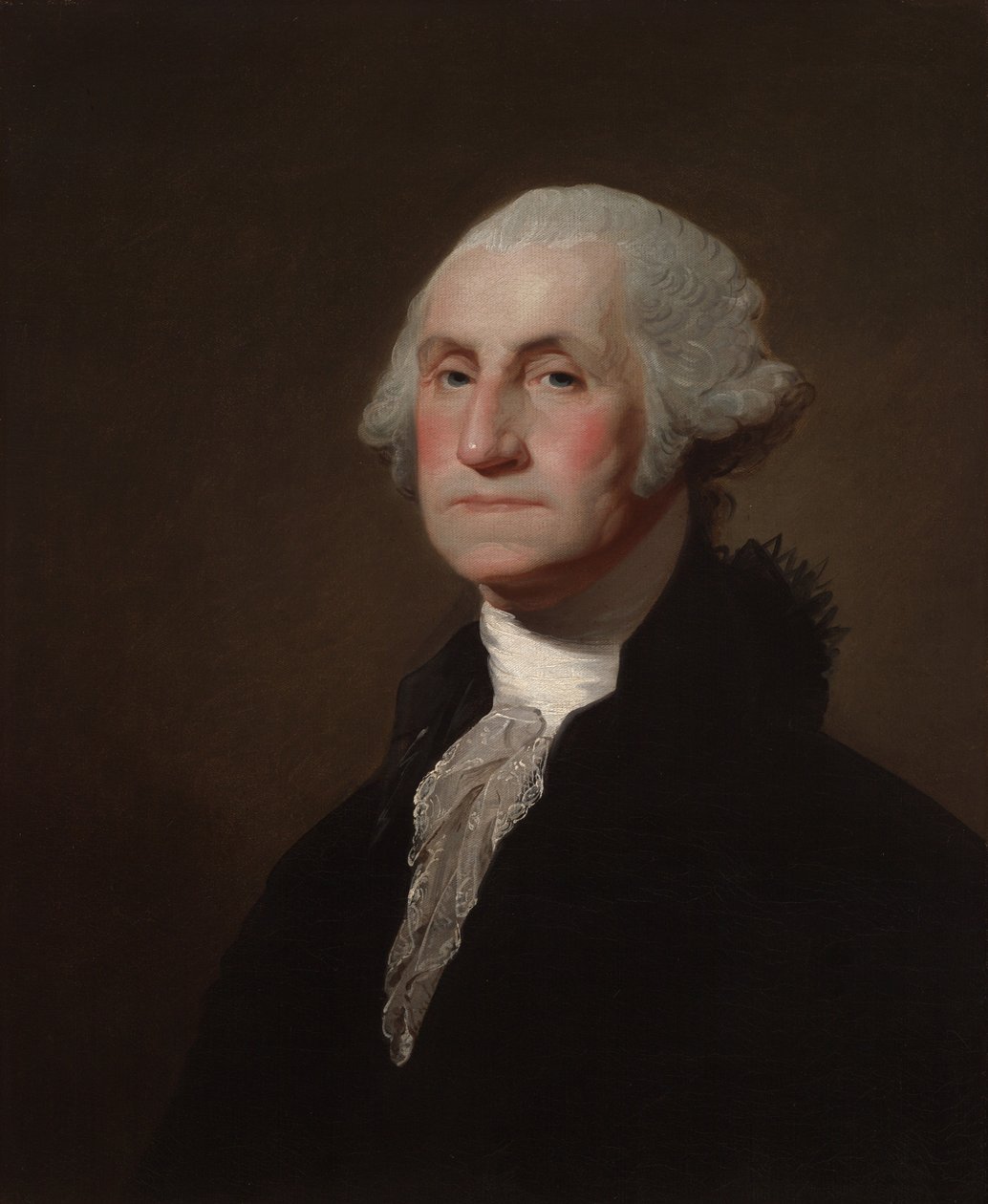 George Washington (1732–1799), jogtudományi doktorátus (LL.D.) 1781-ben alkotó: Gilbert Stuart
