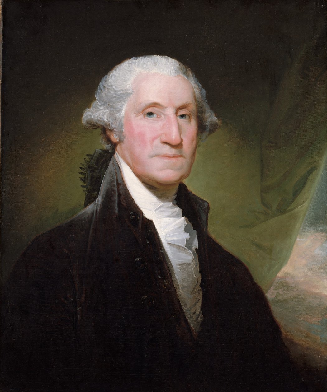 George Washington (1732-99) (olaj, vászon) alkotó: Gilbert Stuart