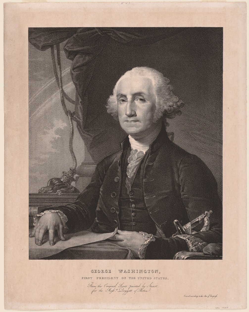 George Washington alkotó: Gilbert Stuart
