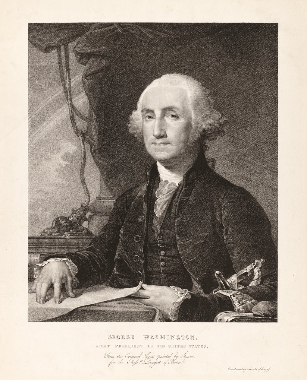 George Washington alkotó: Gilbert Stuart