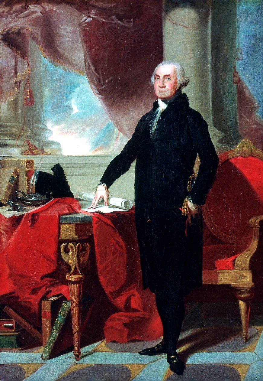 George Washington 1732-1799, 1796 alkotó: Gilbert Stuart