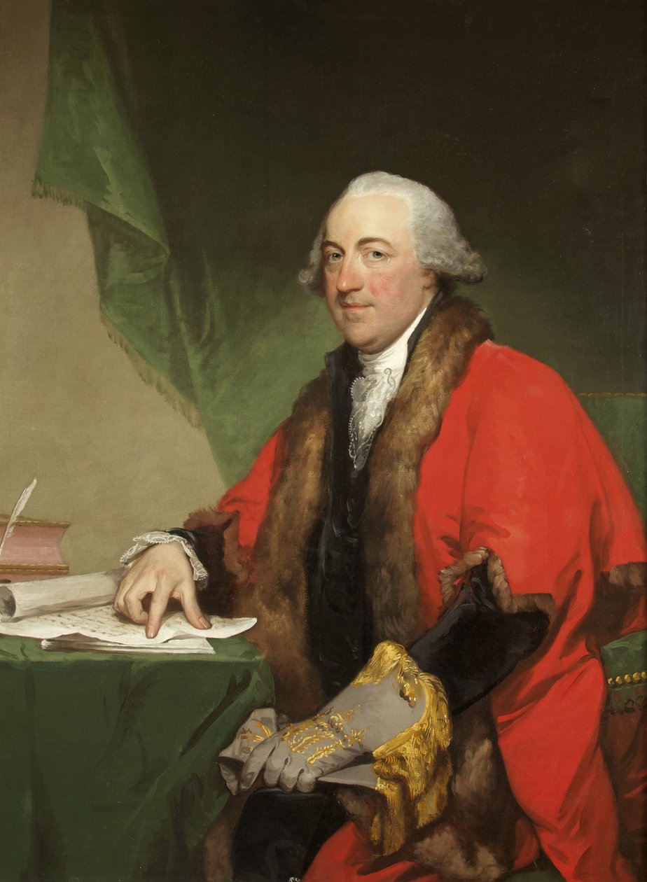 Henry Cruger, New York-i, Bristol polgármestere és a Merchant Venturers Society mestere alkotó: Gilbert Stuart