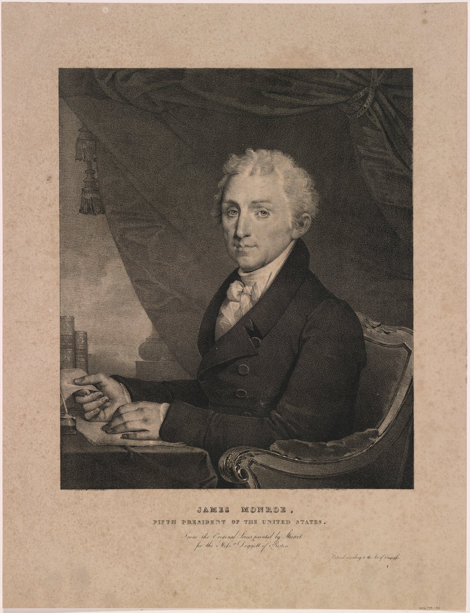 James Monroe alkotó: Gilbert Stuart