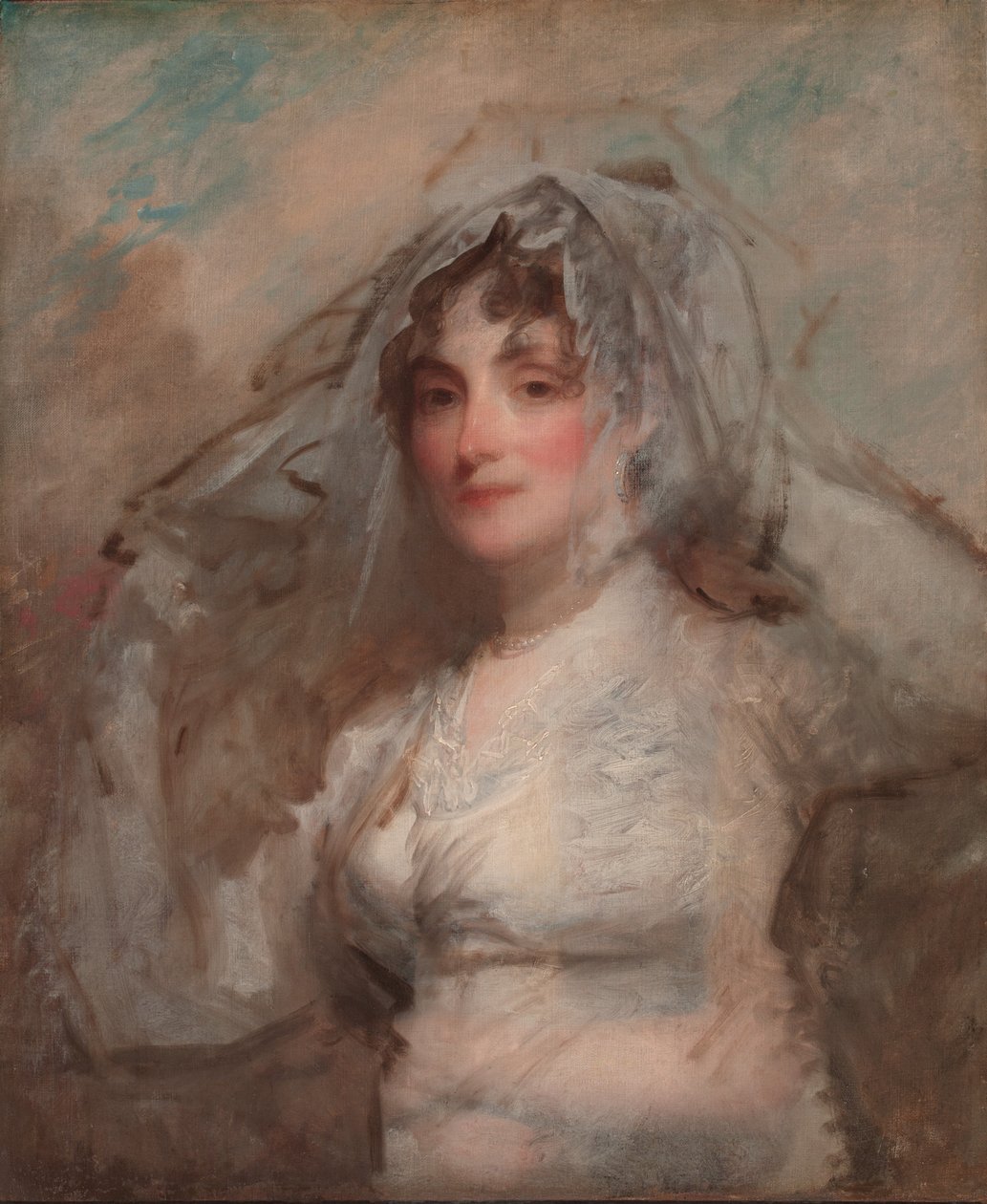 Mrs Perez Morton (1759-1846), 1802 körül alkotó: Gilbert Stuart