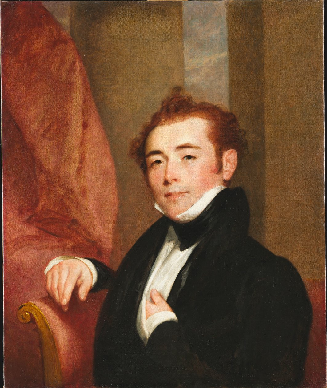 George Brown, John Lewis-Brown festő apjának portréja, 1825. alkotó: Gilbert Stuart