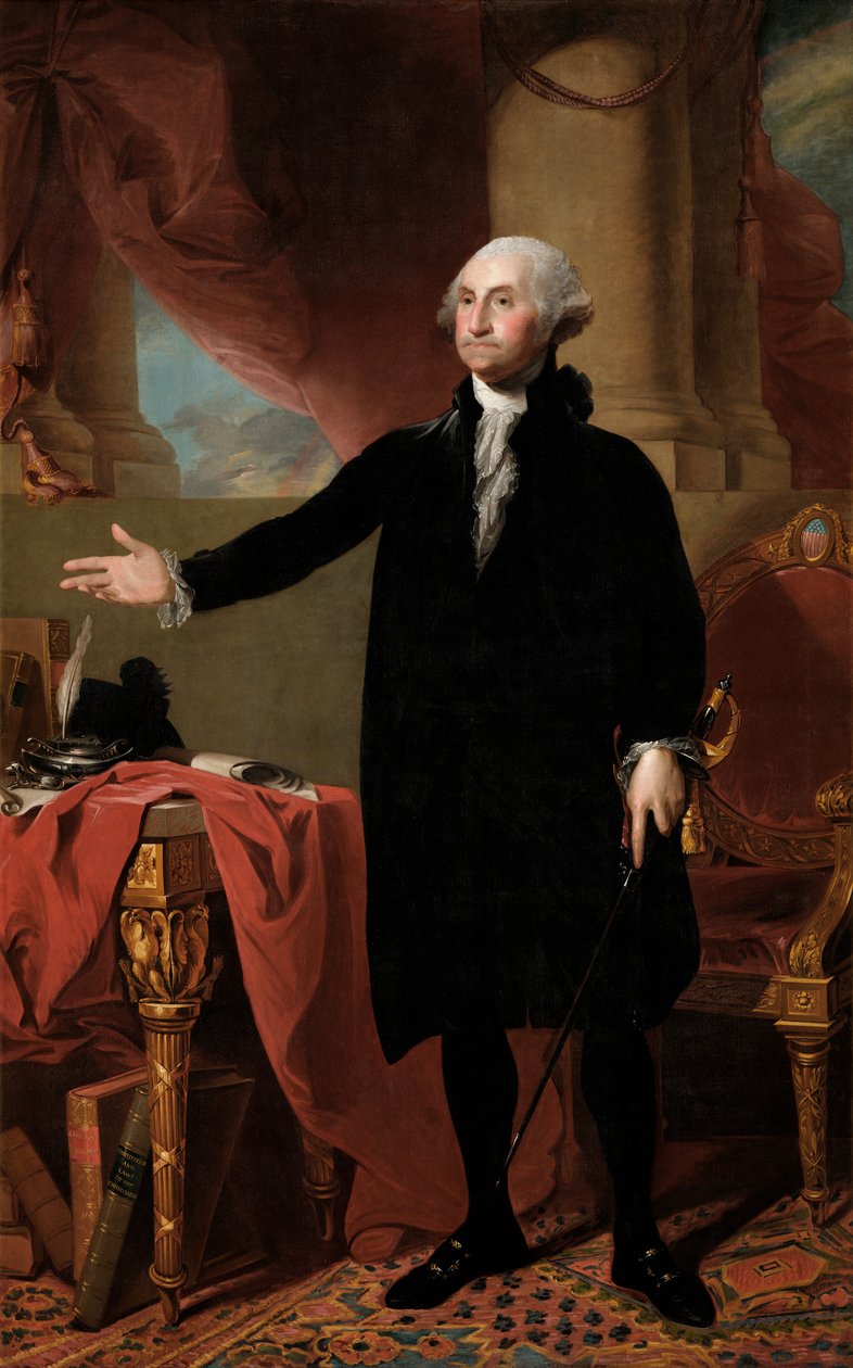 George Washington portréja alkotó: Gilbert Stuart