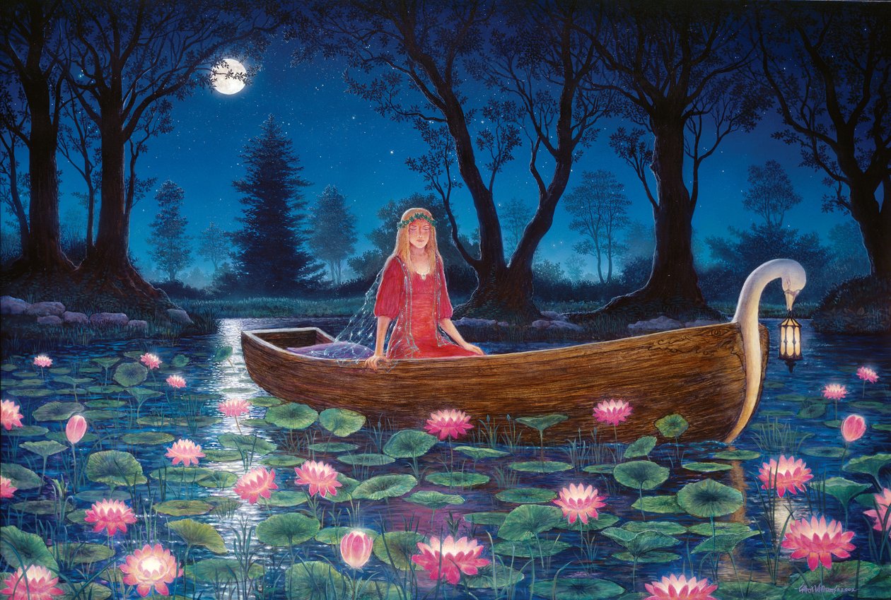 Holdfény vízililiomok, 2002 alkotó: Gilbert Williams