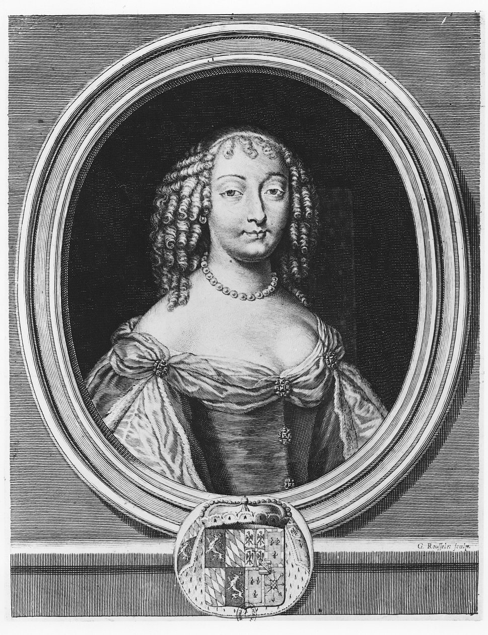 Anne Gonzaga, Palatinus hercegnő alkotó: Gilles Rousselet