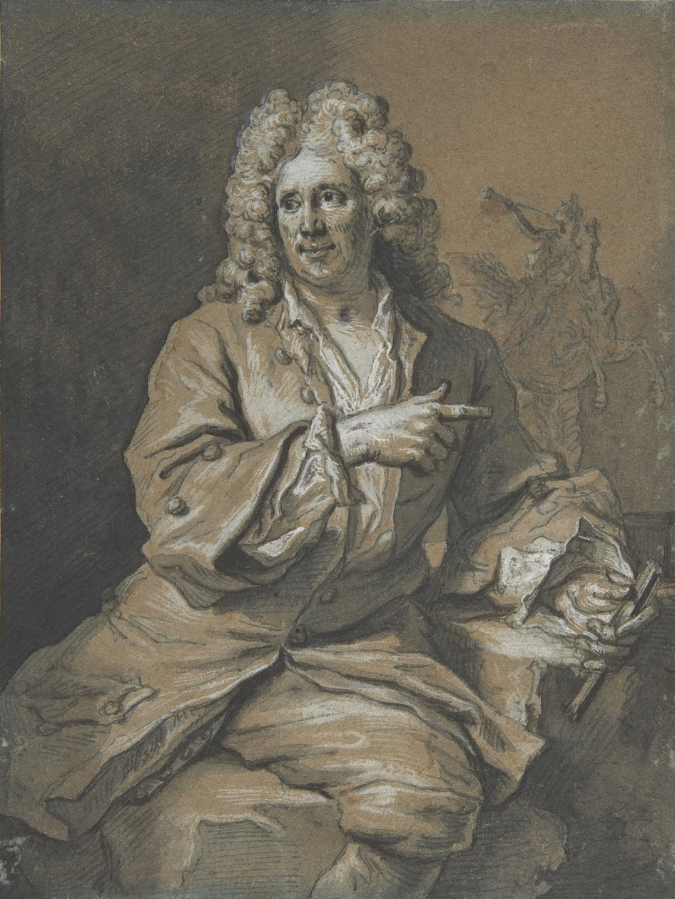 Antoine Coysevox szobrász, . alkotó: Gilles Allou