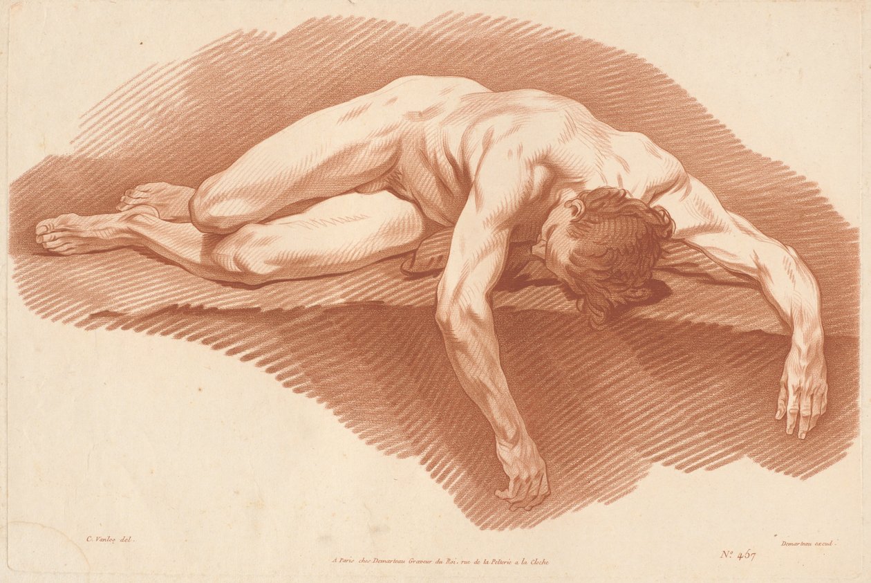 Akadémia (457) alkotó: Gilles Demarteau, the Elder after Carle Van Loo