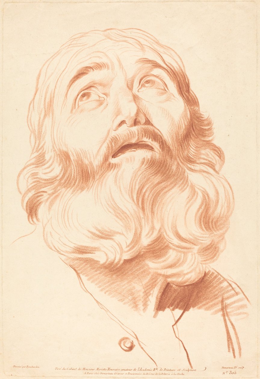 Egy ember feje alkotó: Gilles Demarteau, the Elder after Edme Bouchardon