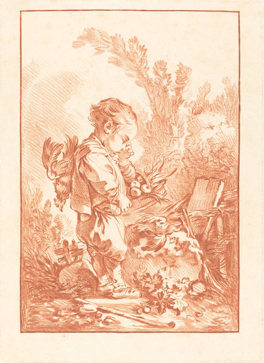 A martalóc (A tolvaj) alkotó: Gilles Demarteau, the Elder after François Boucher
