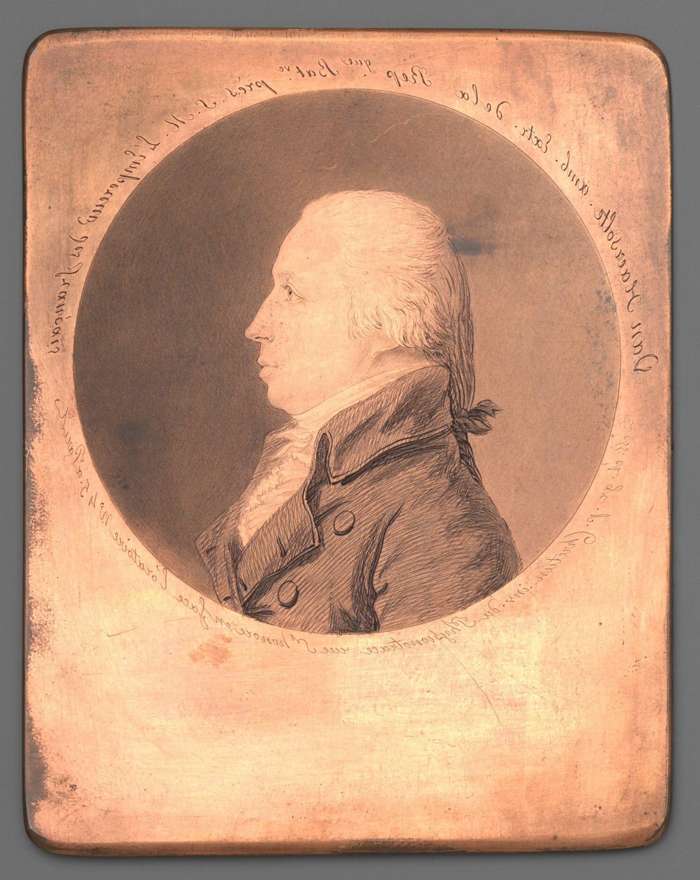 Anthony Fred portréja. Rob. Evert báró van Haersolte alkotó: Gilles Louis Chrétien